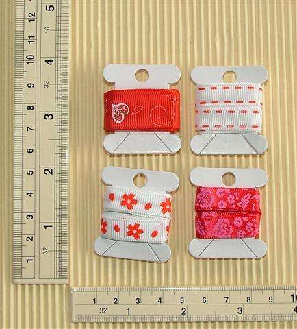 Ribbon Pack RED 1 m x 4 p/pack