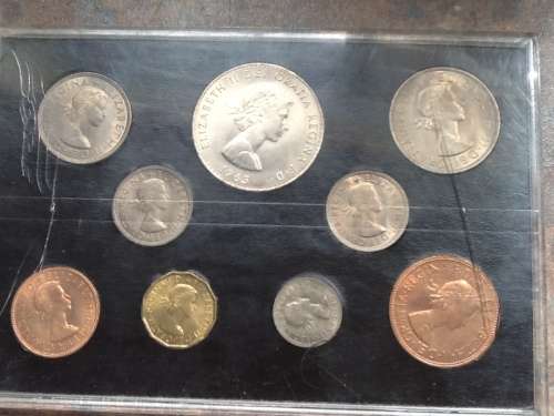 MInt coins EllR Britsh 1965 complete boxed set