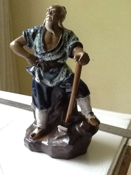 Vintage Japanese "The Axe Man" figurine