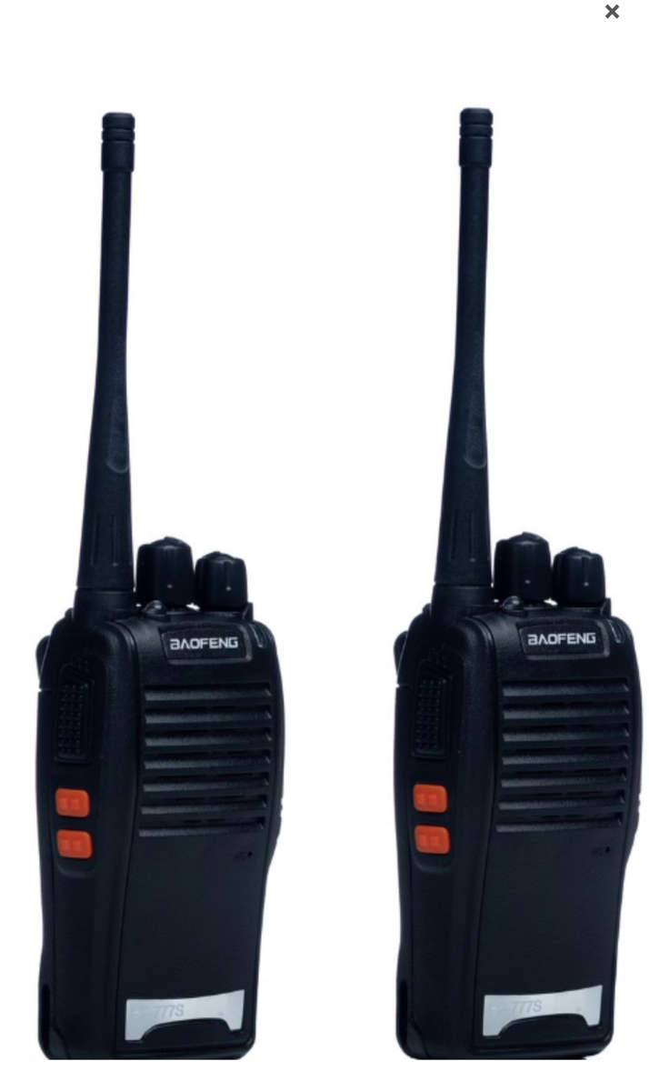 Set of 2 Baofeng BF-777S Walkie Talkie
