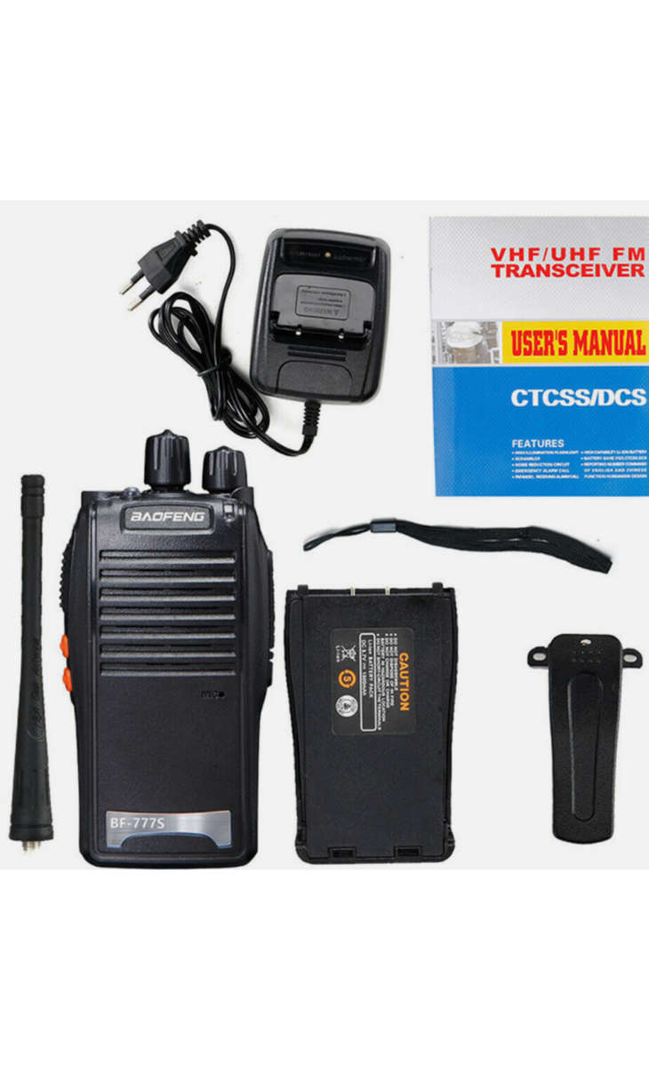 Set of 2 Baofeng BF-777S Walkie Talkie