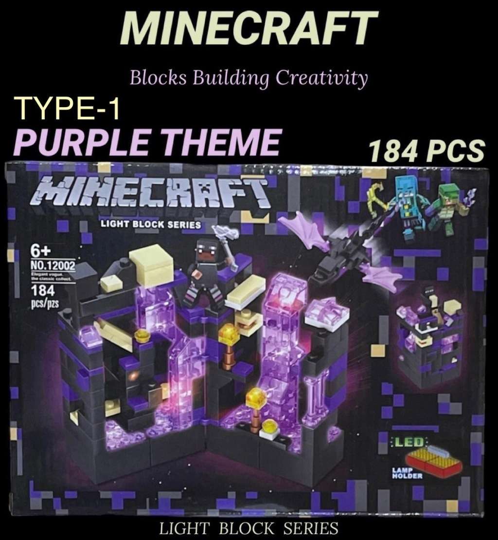 MINECRAFT BUILDING BLOCK SET