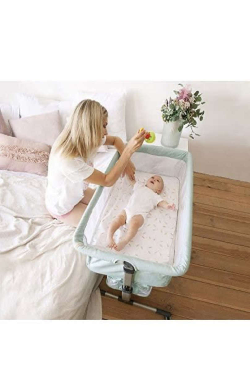 Co-Sleeper Bassinet-Bed Side Sleeper - Grey