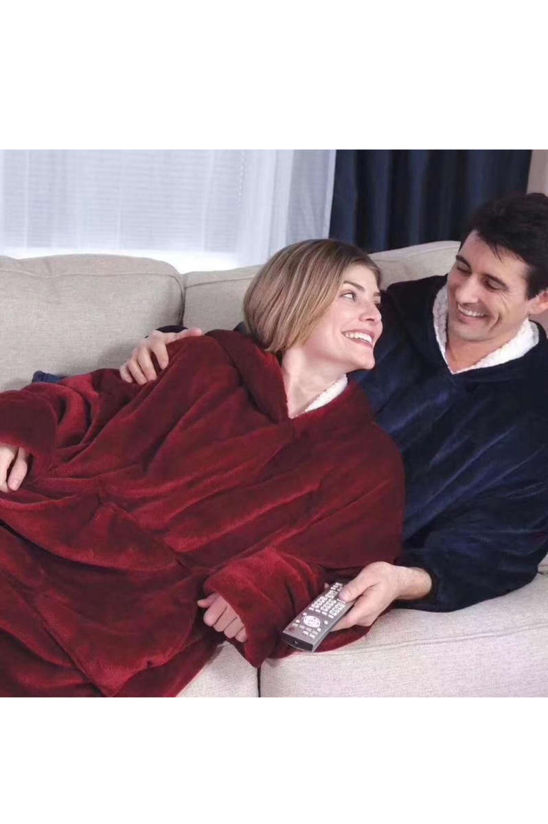 One Size Fits All, Ultra Plush Blanket, Huggie Hoodie, TV Blanket