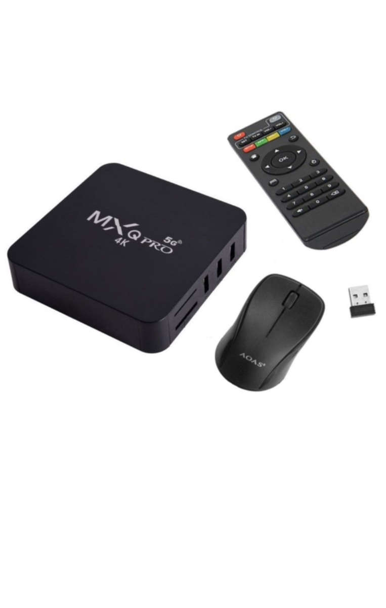 MXQ Pro Tv Box With Wireless Mouse. Supports All Local Apps.