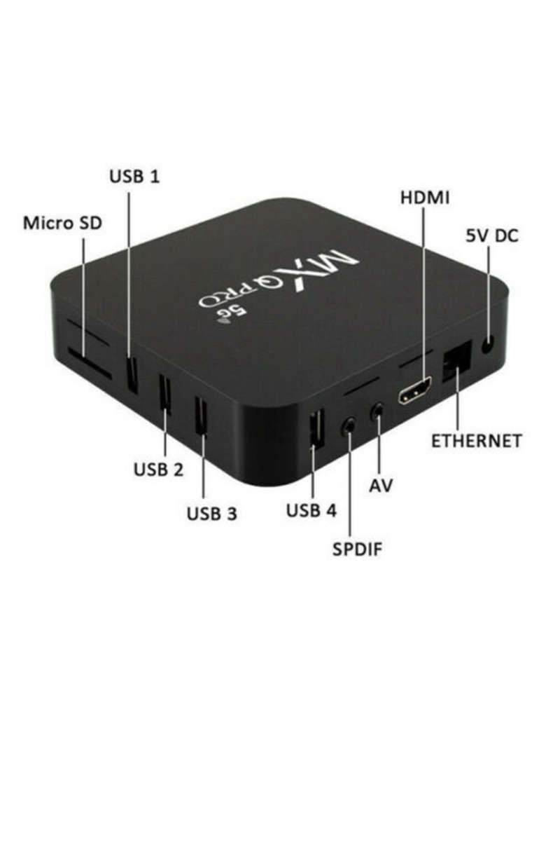 MXQ Pro Tv Box With Wireless Mouse. Supports All Local Apps.