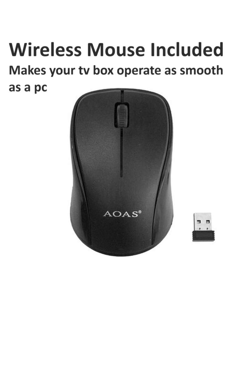 MXQ Pro Tv Box With Wireless Mouse. Supports All Local Apps.