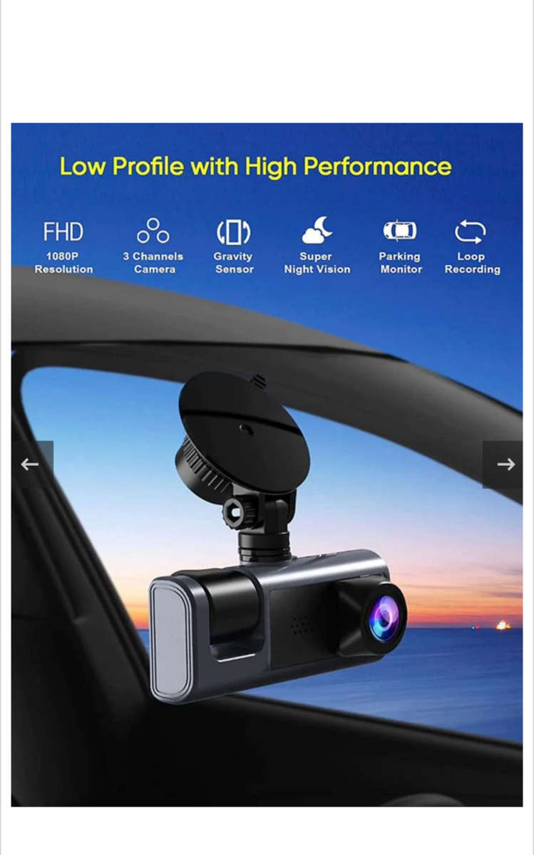 DUAL LENS DASH BLACKBOX DVR