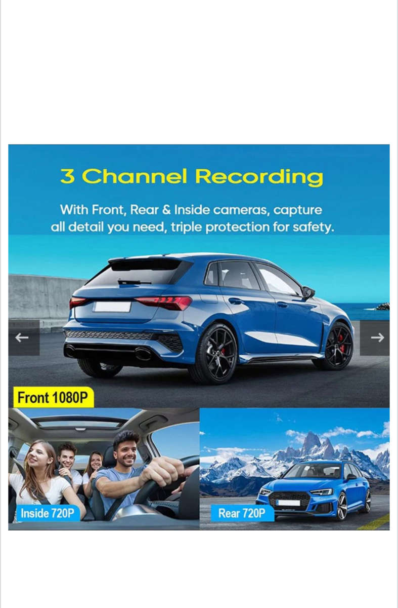 DUAL LENS DASH BLACKBOX DVR