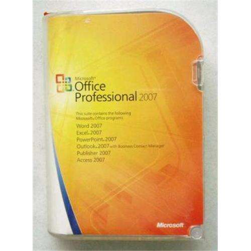 Microsoft Office 2007 Professional Retail Version