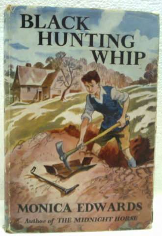 BLACK HUNTING WHIP BY MONICA EDWARDS HARDCOVER