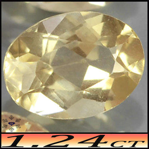 1.24ct White Spark Flash Congo Andesine Oval - VS - Unheated Light Yellowish Precision Gem