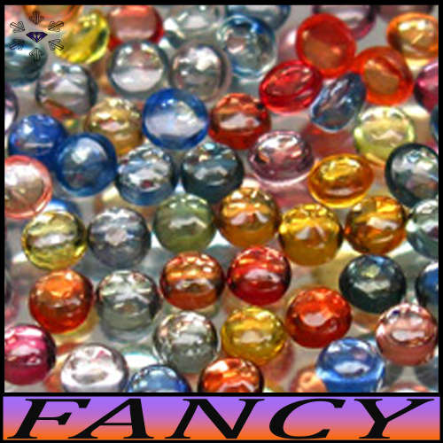 2.15ct Mixed Fancy Candy Colour Sapphires - 22 Songea Oval Cabochons (Gentle Heat)