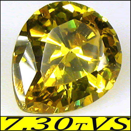 7.30 CT MAJESTIC BRILLIANT PEAR DIAMOND STIMULANT, AAA +++ PRECISION MACHINE POLISHED.