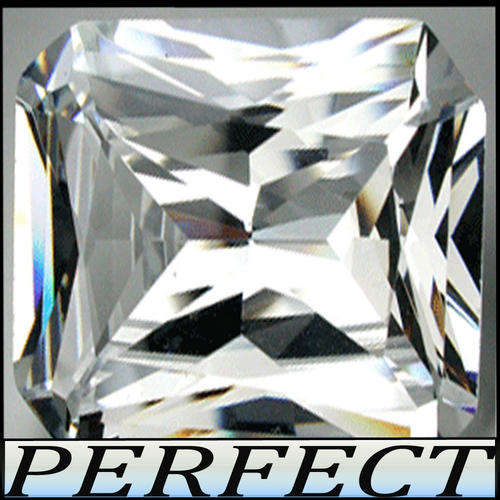 2.78 CT BLAZING BRILLIANT PRINCESS, AAA +++ PRECISION MACHINE POLISHED DIAMOND SIMULANT.