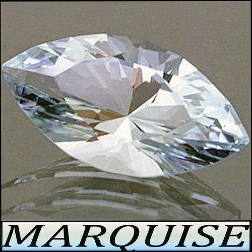 2.38 CT STUNNING PRECISION MACHINE POLISHED BRILLIANT MARQUISE DIAMOND SIMULANT.