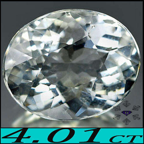 4.01 CT INVESTMENT SIZE LIGHT BLUE CLEAN AQUAMARINE, AN UNTREATED NATURAL GEMSTONE.