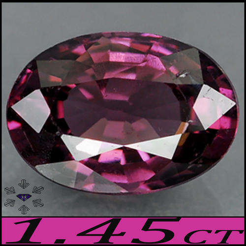 1.45 CT GENUINE UNTREATED GEM TITANIUM PINK SRI LANKA SPINEL, A LOOP CLEAN INVESTMENT GEMSTONE.