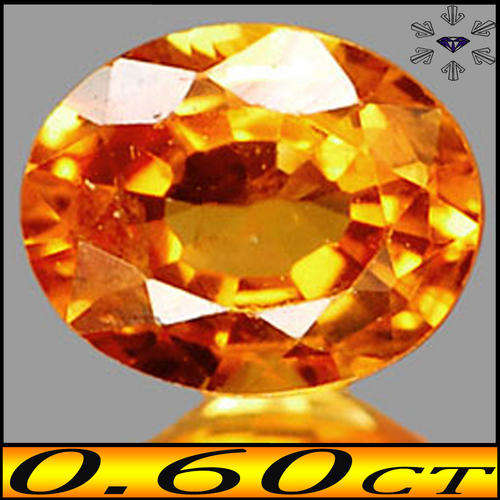0.60 CT BRILLIANT OVAL ORANGEY YELLOW SONGEA SAPPHIRE PAIR, SUNNY OVAL GEMS. (2 PAIR OF 2 x 0.30)