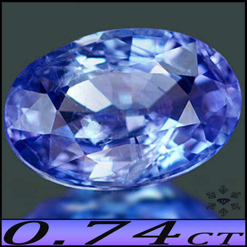 0.74 CT VIOLET BLUE TANZANITE, MODERN OVAL POLISED NATURAL DELIGHTFULL GEMSTONE.