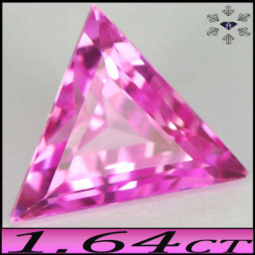 1.64 CT TWINKLING TRILLIANT VIVID PINK CEYLON SAPPHIRE, A LOOP CLEAN GEMSTONE.
