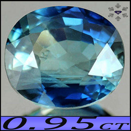 0.95 CT VIBRANTLY BRILLIANT MEDIUM BLUE CHANTIBURI SAPPHIRE, A NATURAL OVAL POLISHED GEMSTONE.