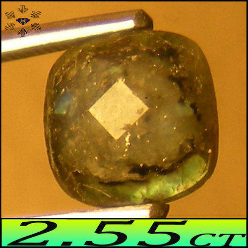 2.55 CT MULTI COLOUR MOONSTONE - FELDSPAR ORTHOCLASE CHECKER BOARD GEM.