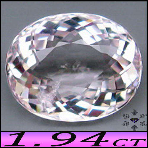 1.94CT MORGANITE [VS] ~ PRISTINE PINK PORTUGUESE POLISHED UNHEATED MADAGASCAN GEMSTONE.