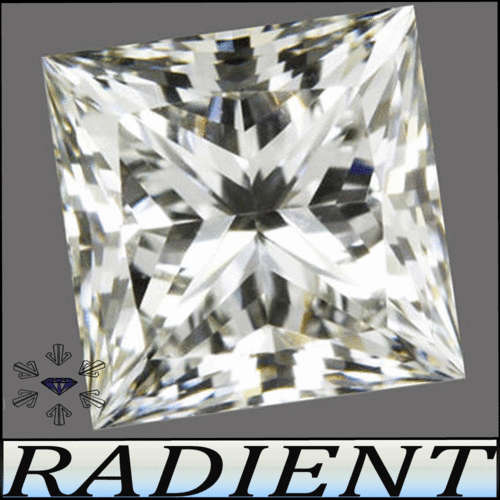 2.10 CT TOP LUSTRE AND FIRE FROM A TOP D-COLOUR, A PRINCESS POLISH PRECISION DIAMOND SIMULATE.