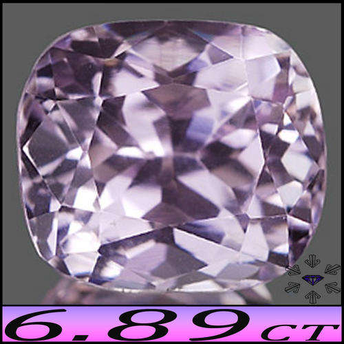6.89CT UNHEATED NATURAL KUNZITE [VVS] ~ VIVID PURPLISH PINK AFGHAN GEMSTONE.