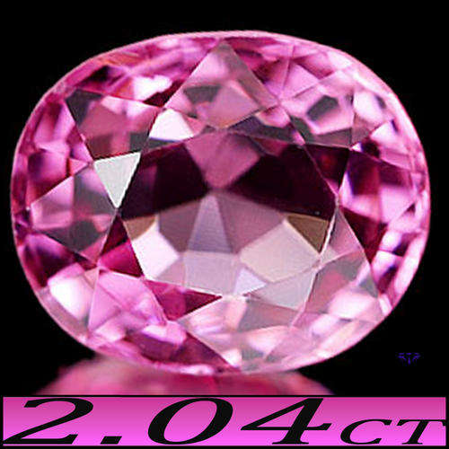 2.04CT PINK OVAL TOPAZ [VVS] CLEAN PERFECTLY POLISHED BRAZILIAN GEM