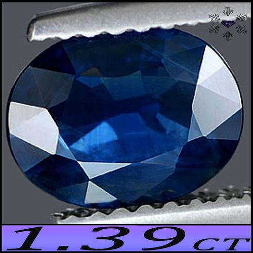 1.39CT NATURAL GEM BLUE SAPPHIRE [VS] ~ BLISSFUL BANGKAJA OVAL POLISHED GEMSTONE.