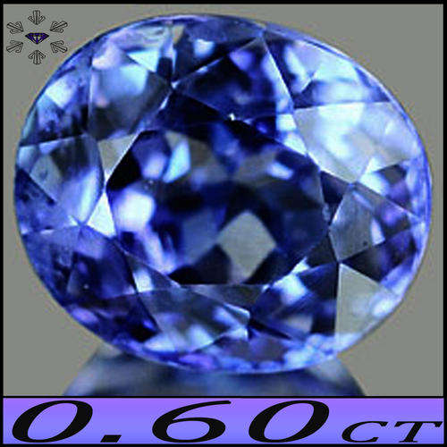 0.60CT NATURAL TANZANITE [VS] ~ VIOLETISH DEEP BLUE MASTERFUL POLISHED INVESTMENT GEM.
