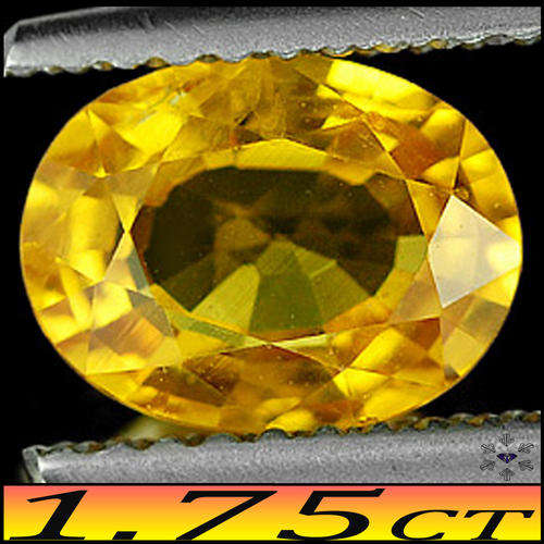 1.75ct ORANGE EASTERN SUNRISE SAPPHIRE ~ NATURAL OVAL GEMS FROM THAILAND