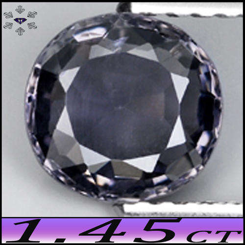 1.45CT MEDIUM BLUISH VIOLET SPINEL [VS] - STRIKING UNHEATED CUSHION