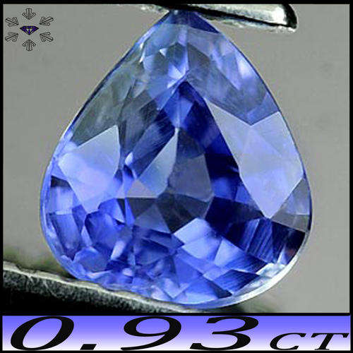 0.93ct CEYLON SAPPHIRE ~ NATURAL MEDIUM BLUE PRECISION FACETED GLEAMING PEAR GEM