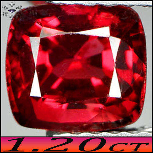 1.20CT PERSIAN RED SPINEL - RAVISHING UNHEATED EYE CLEAN MARONGO CUSHION