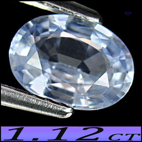 1.12CT CLEAN CEYLON SAPPHIRE [VVS] - LIGHT BLUE BRILLIANT OVAL GEMSTONE
