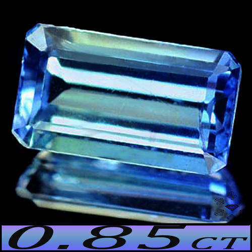 0.85CT MULTI COLOUR BAGUETTE TANZANITE [SI] - GREENISH VIOLET AND BLUE NATURAL GEMSTONE