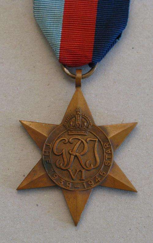1939-45 Star - Unnamed British Issue - Full Size Medal