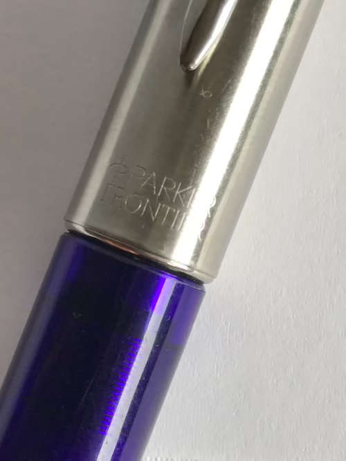 Parker Frontier Fountain Pen - Translucent Blue