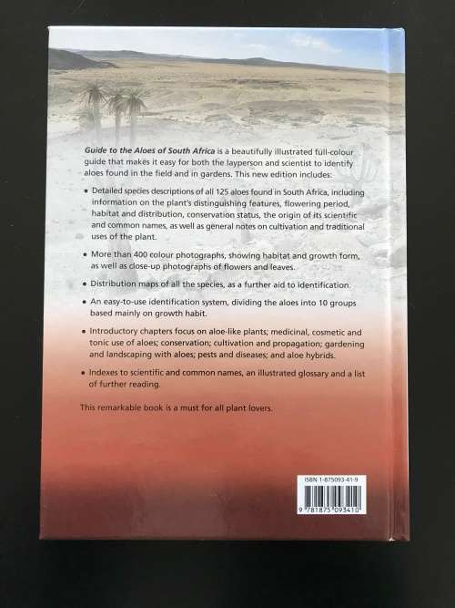 Guide to the Aloes of South Africa - Van Wyk and Smith - AUTOGRAPHED BOOK