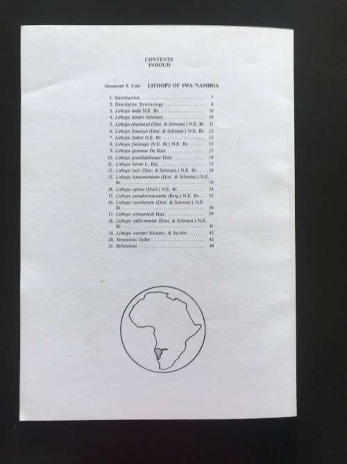 Lithops of SWA / Namibia - Desmond Cole