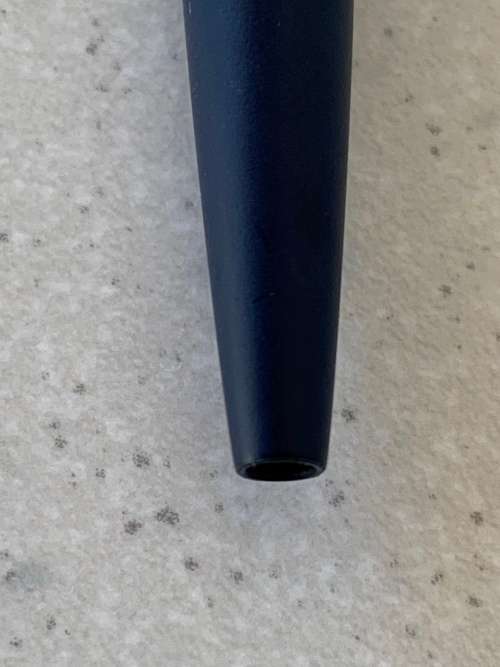 Montblanc Ballpoint Pen - Dark Blue Epoxy with Gold Trim - 1980s