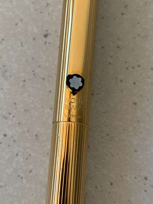 Beautiful Vintage Montblanc Goldplated Ballpoint Pen