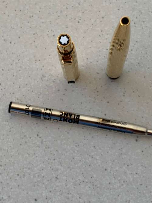 Beautiful Vintage Montblanc Goldplated Ballpoint Pen