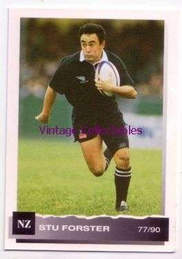 All Blacks 1994 Rugby Trading Card - STU FORSTER - 77/90