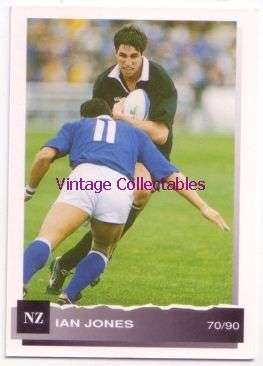 All Blacks 1994 Rugby Trading Card -  IAN JONES - 70/90