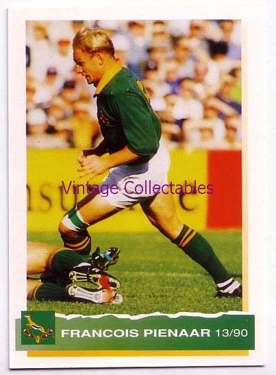 SPRINGBOKS 1994 Rugby Card - FRANCOIS PIENAAR - 13/90