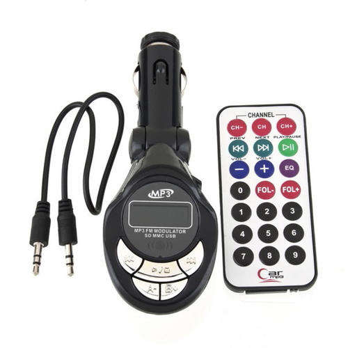 Car Kit MP3 Player FM Transmitter for SD/MMC/USB/CD